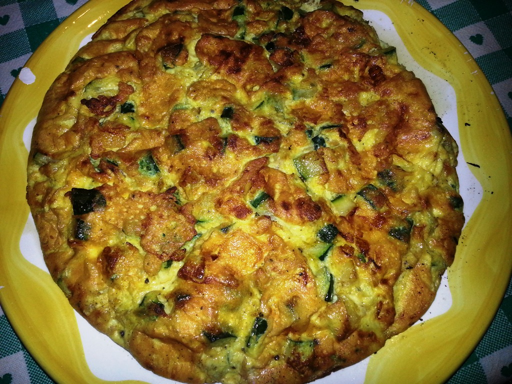 Frittata zucchine e cipolle