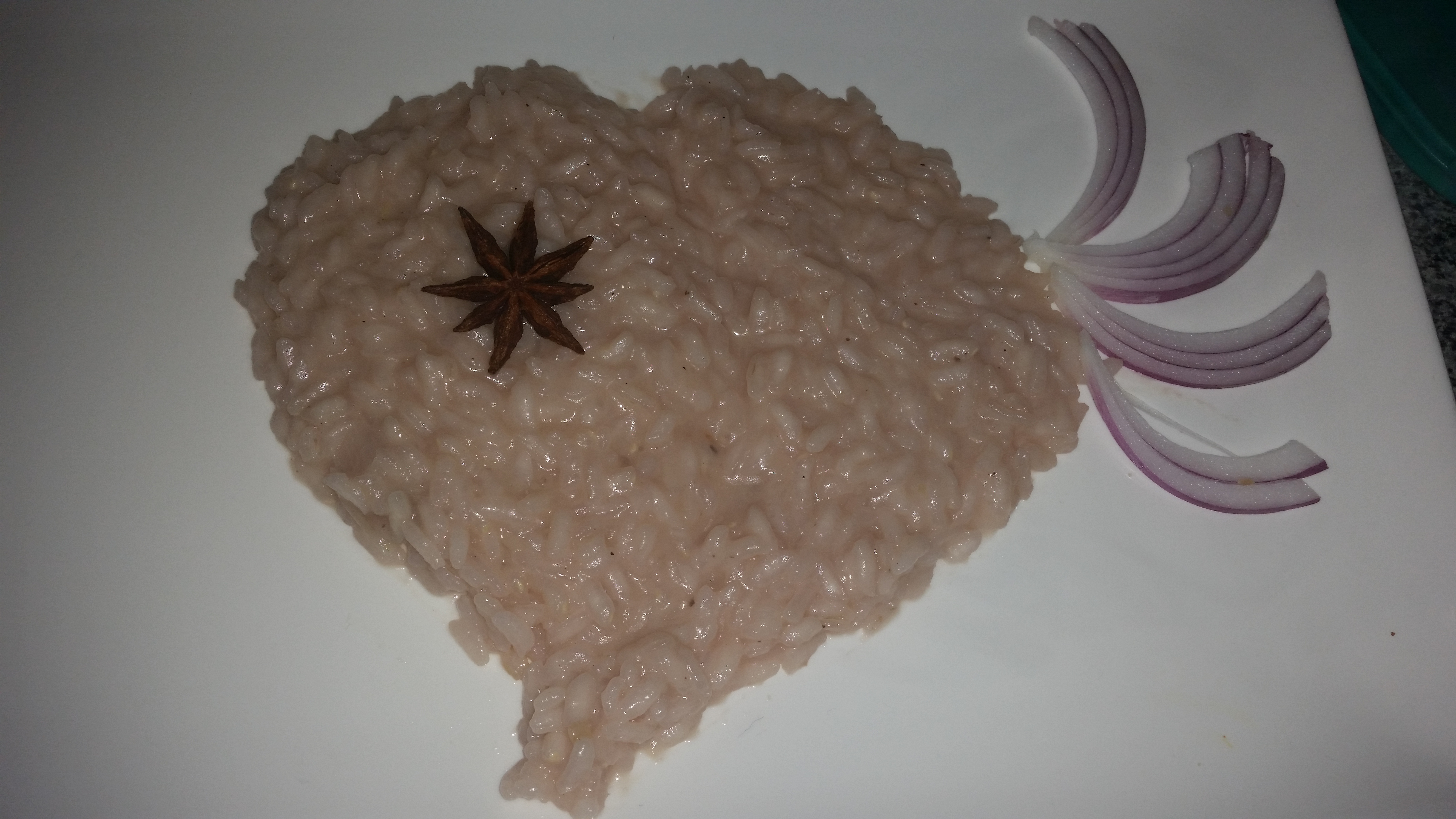 Risotto cipolla di tropea e anice stellato