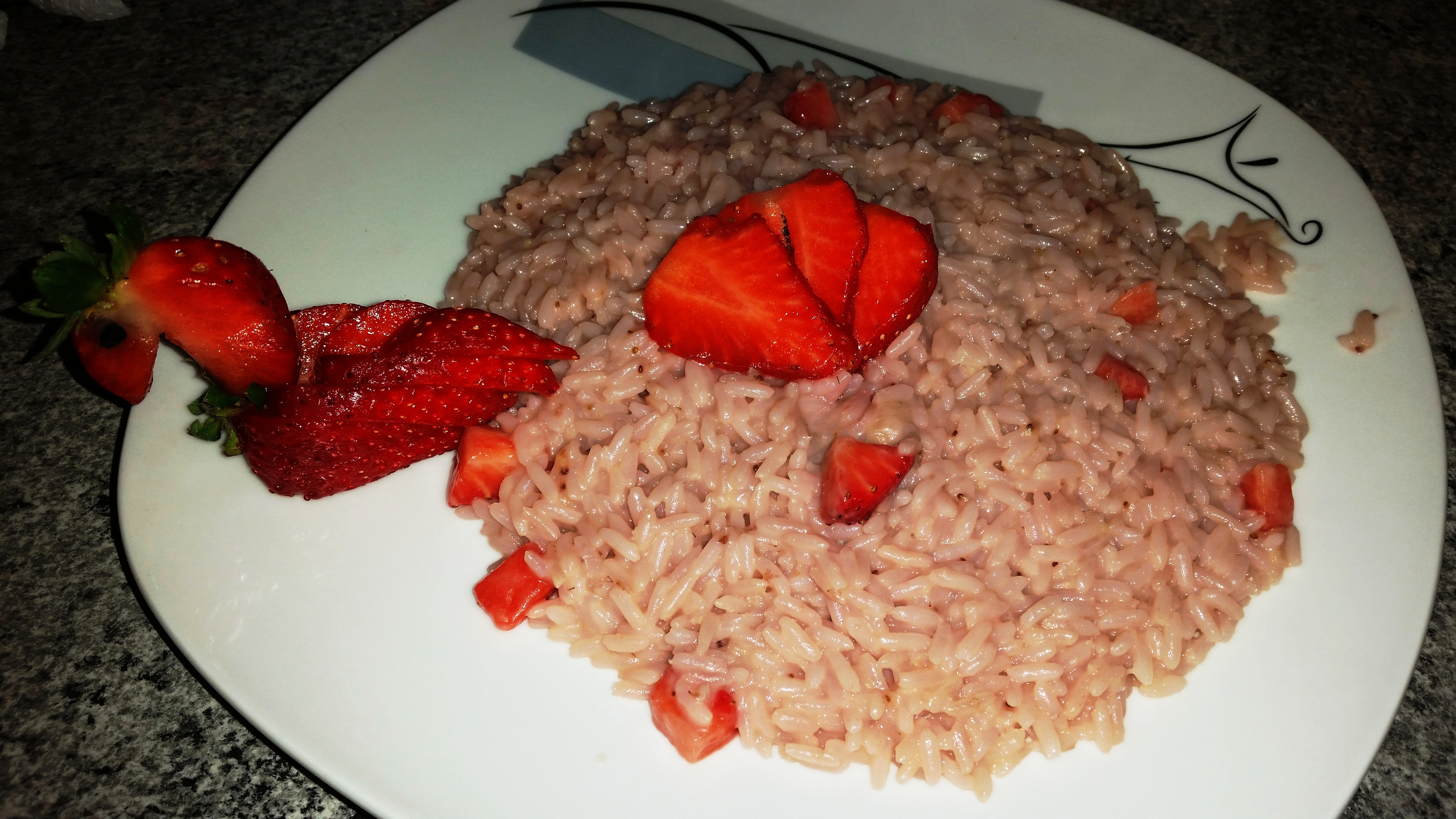 Risotto alle fragole