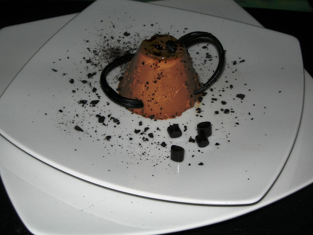 Panna cotta alla liquirizia