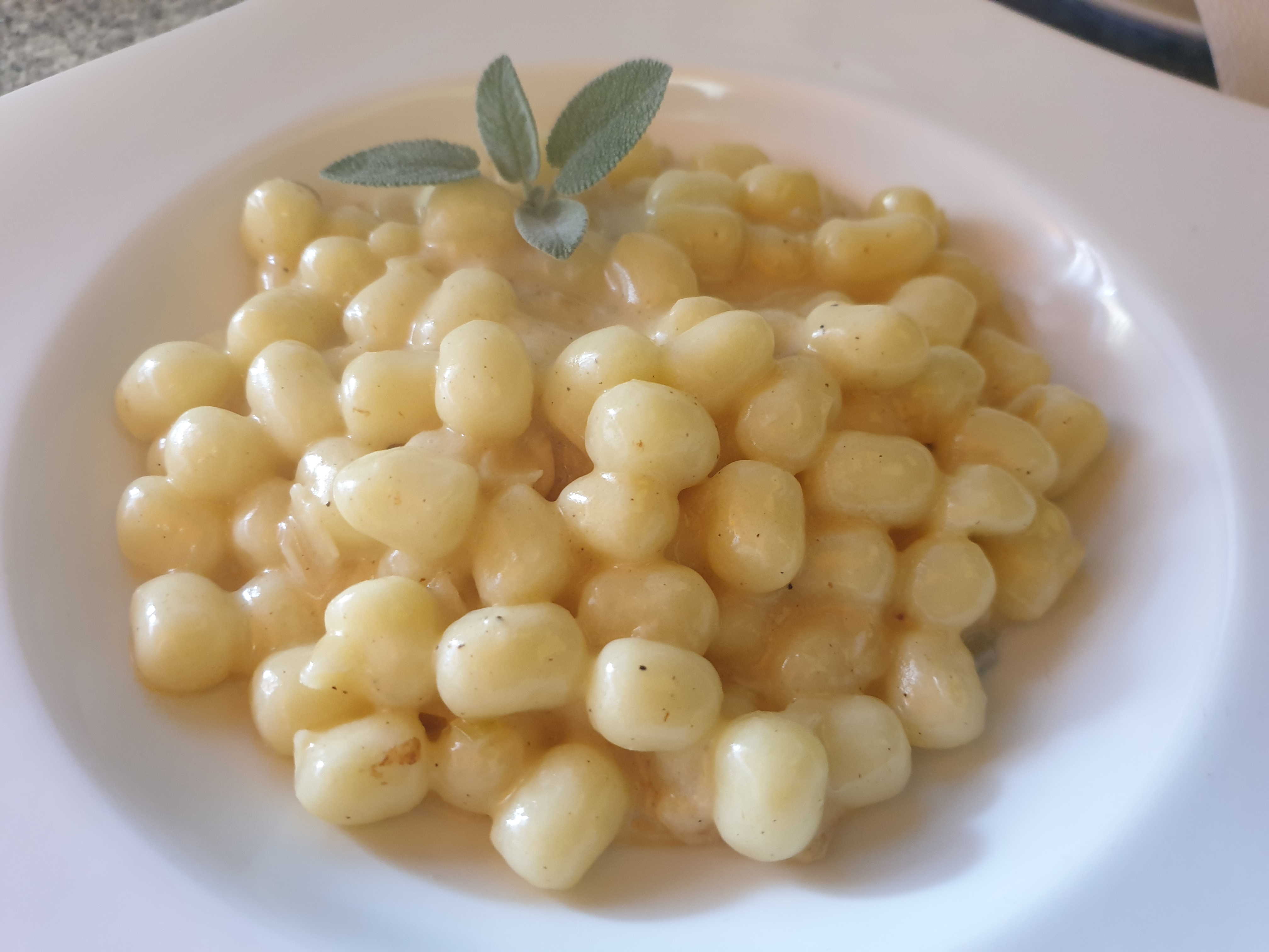 Gnocchetti al gorgonzola