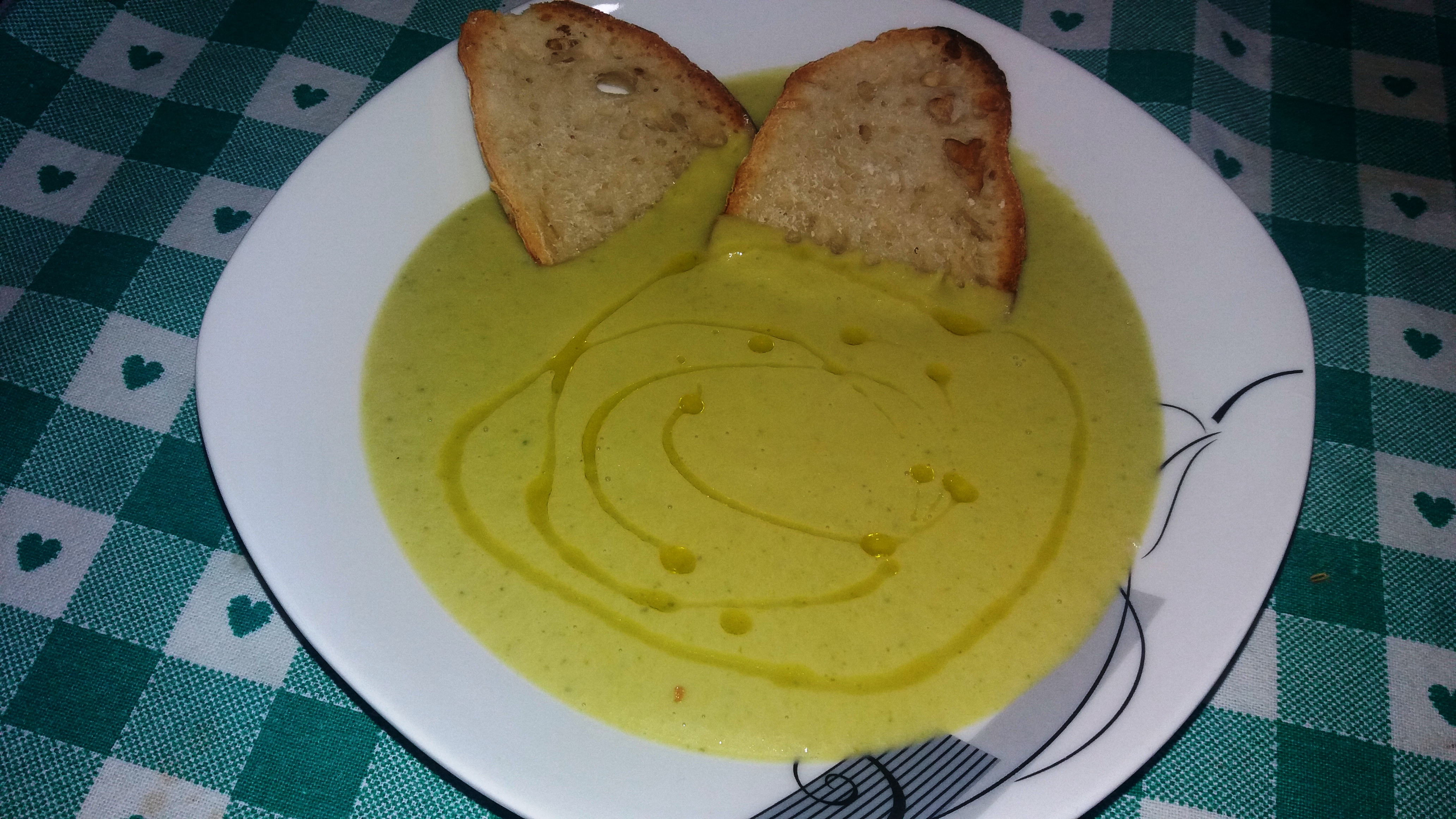 Vellutata porri e zucchine