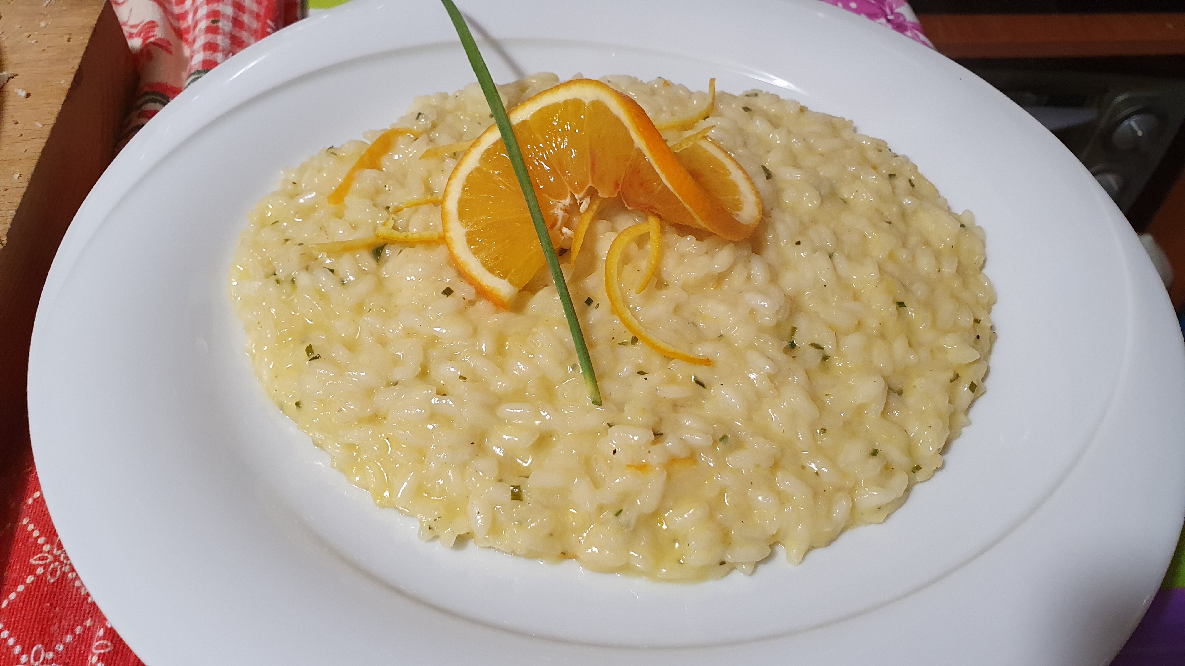 Risotto all’arancia