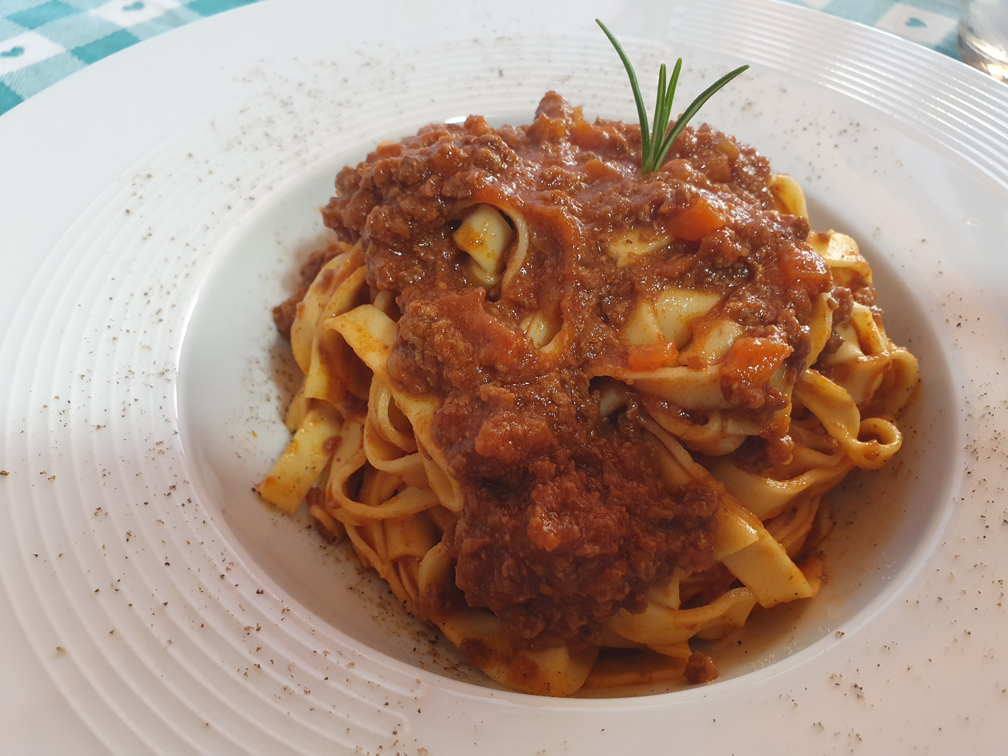 Tagliatelle al ragù di capriolo