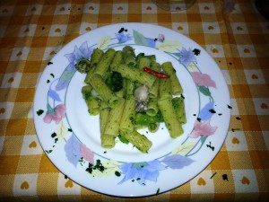 Pasta seppie broccoletti