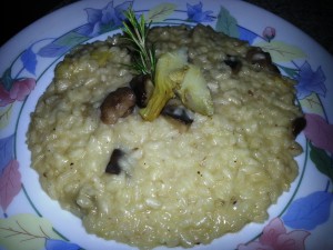 Risotto Porcini e Carciofi