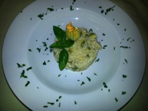 Risotto con le zucchine